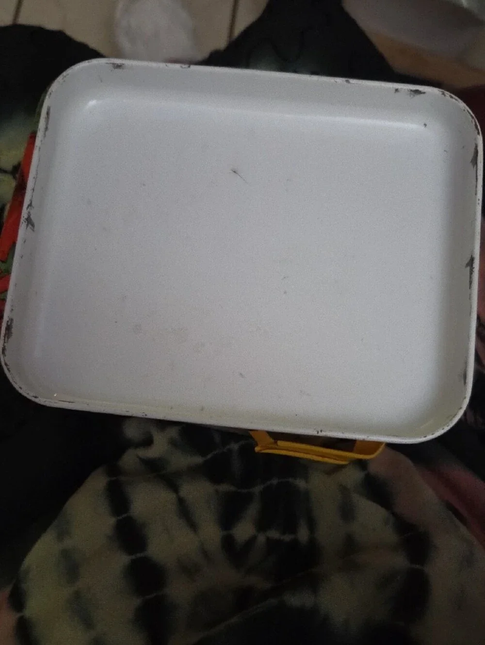 Strawberry Shortcake Yellow-Themed Vintage Lunchbox With 2 Lids